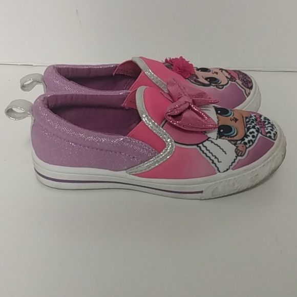 LOL SURPRISE! Size 10 kids shoes pink/purple - Picture 3 of 12